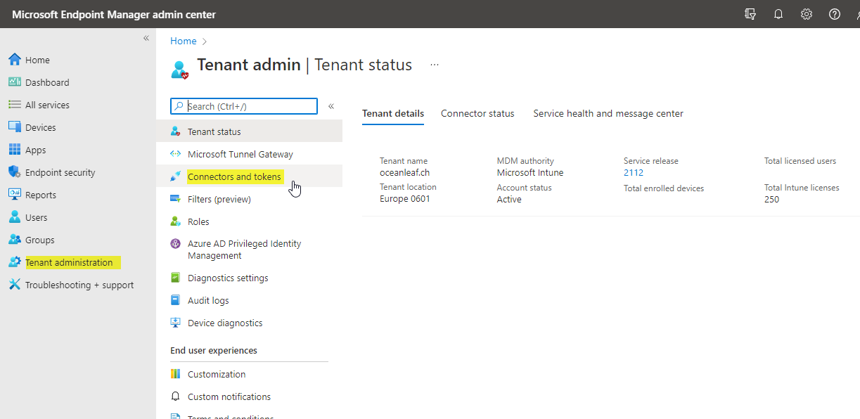 intune-config-dfe-onboarding-connectors-and-tokes.png